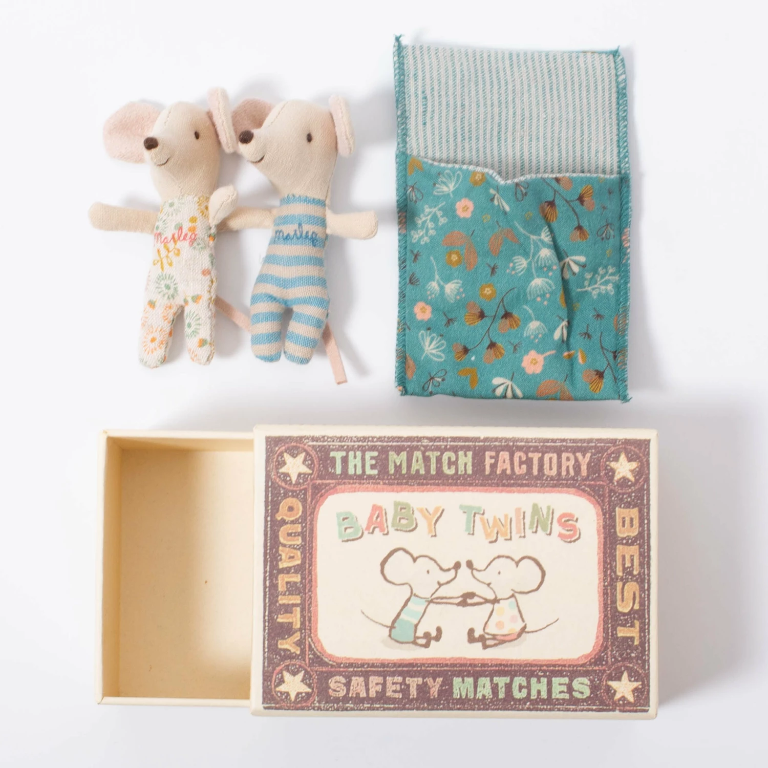 Maileg Mice Twins In A Box