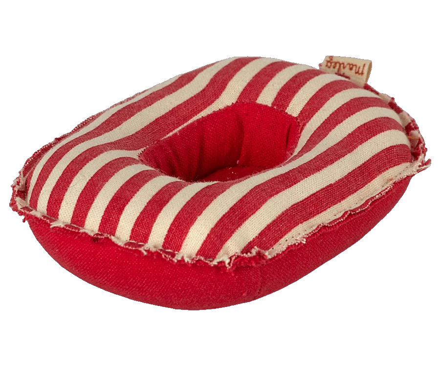 Maileg Small Red Rubber Stripe Mouse Toy Boat