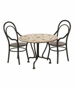 Maileg Dining Table Set with 2 Chairs