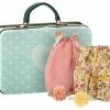 Maileg Micro Suitcase with 2 Dresses for Girl