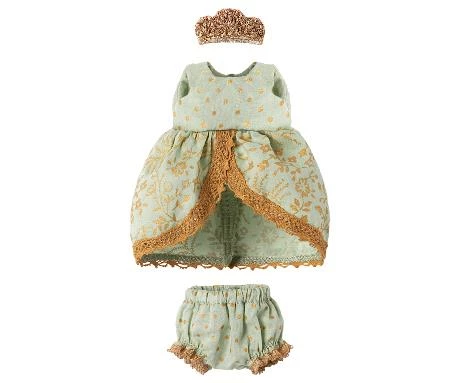 Maileg Mint Princess Dress for Micro Mouse