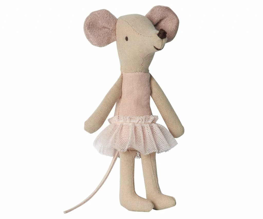 Maileg Natural and Light Pink Big Sister Ballerina Mouse