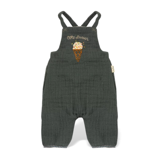 Maileg Rabbit in Green Overalls Size 3
