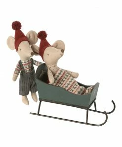 Maileg Miniature Sleigh - Green
