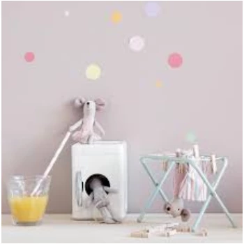 Maileg Mint Metal Clothesline with Tongs