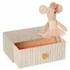 Maileg Dancing Little Sister Mouse in Daybed