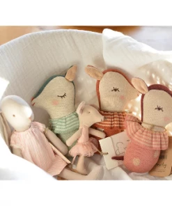 Maileg Baby Bambi Rattle Rose