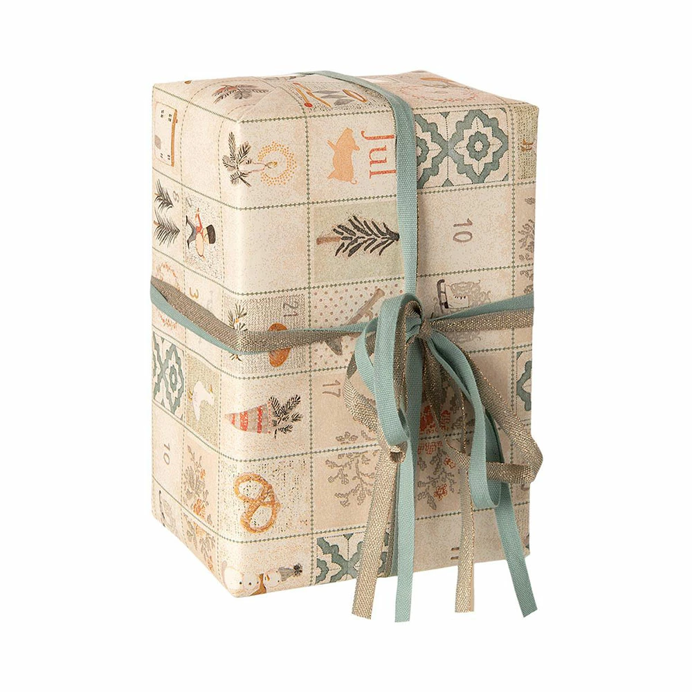 Maileg Giftwrap Paper Days of December 10 m