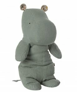 Maileg Medium Soft Chinos Green Hippo