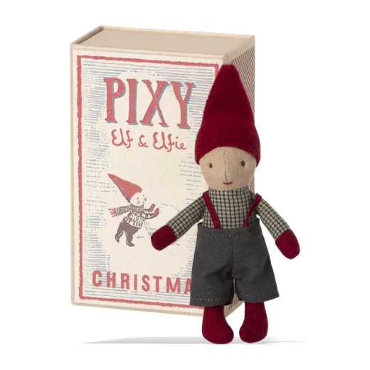 Maileg Pixy Elf in Matchbox