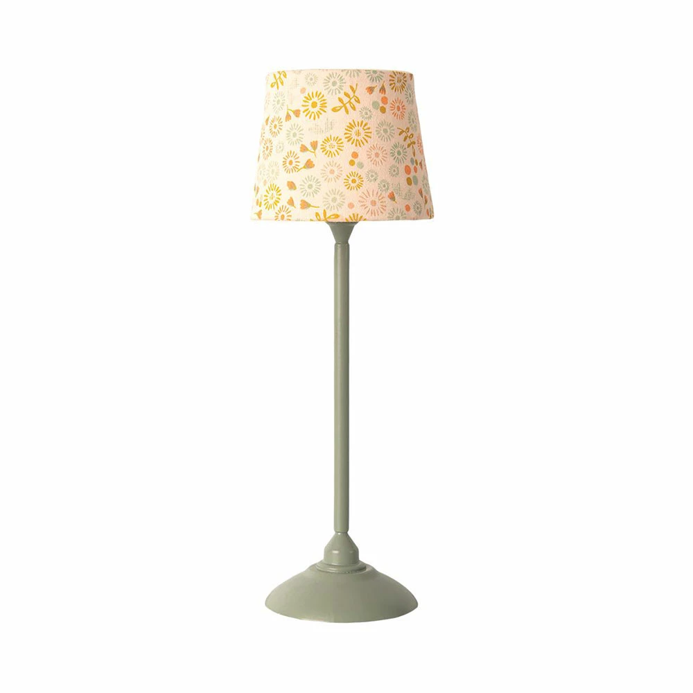 Maileg Miniature Floor Lamp - Mint