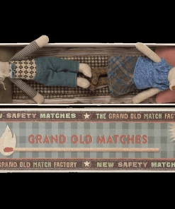 Maileg Grandma and Grandpa Mice in Matchbox
