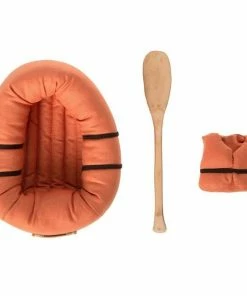 Maileg Hiker Big Sister Mouse and His Pneumatic Boat