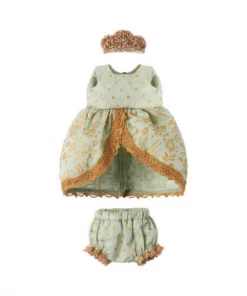 Maileg Mint Princess Dress with Tiara