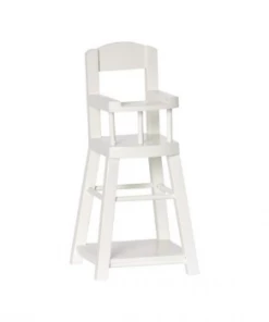 Maileg White Wooden High Chair