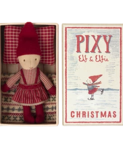 Maileg Pixy Elfie in Matchbox