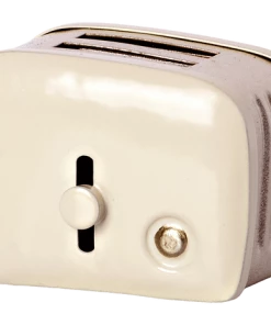 Maileg Grille pain & pain miniature - Blanc cassé